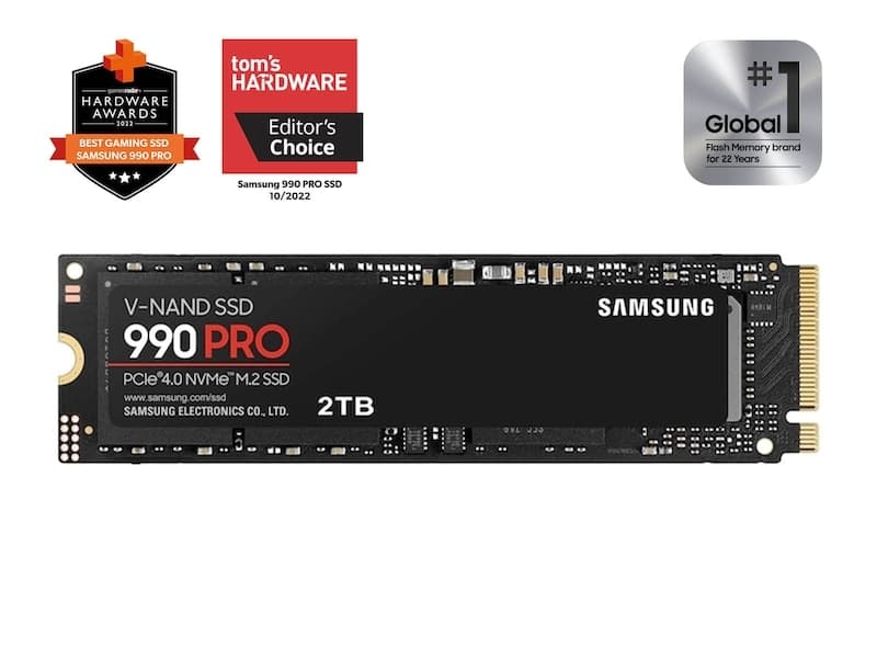 Samsung 990 PRO NVMe solid-state drive